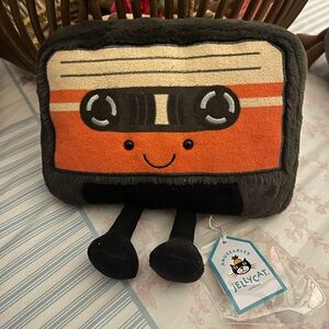 Amuseables Cassette Tape Jellycat ! RARE & RETIRED! NWT!